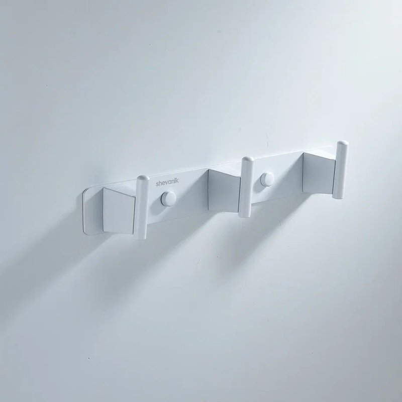 Планка с 3 крючками Shevanik SG5731C, белый