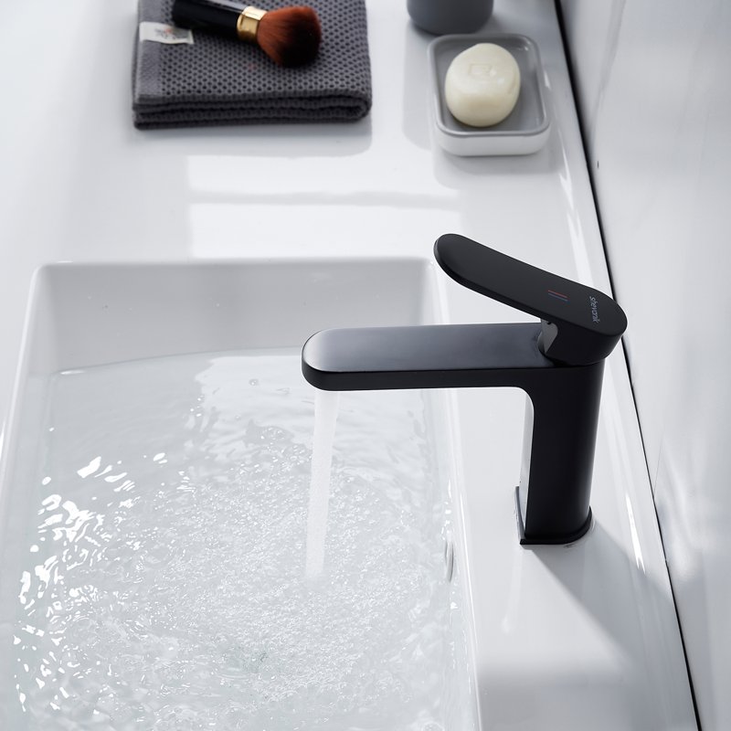 Смеситель для раковины Shevanik S4501H, черный