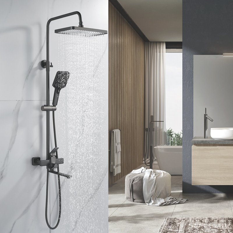 Душевая система Shevanik S6836C, белый