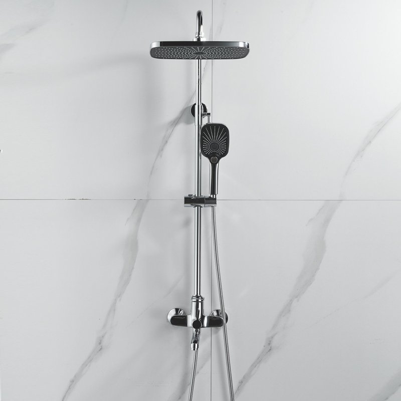 Душевая система Shevanik S6836H, черный