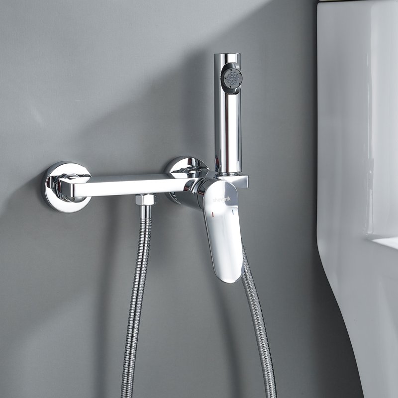 Гигиенический душ со смесителем Shevanik S9605-1, хром