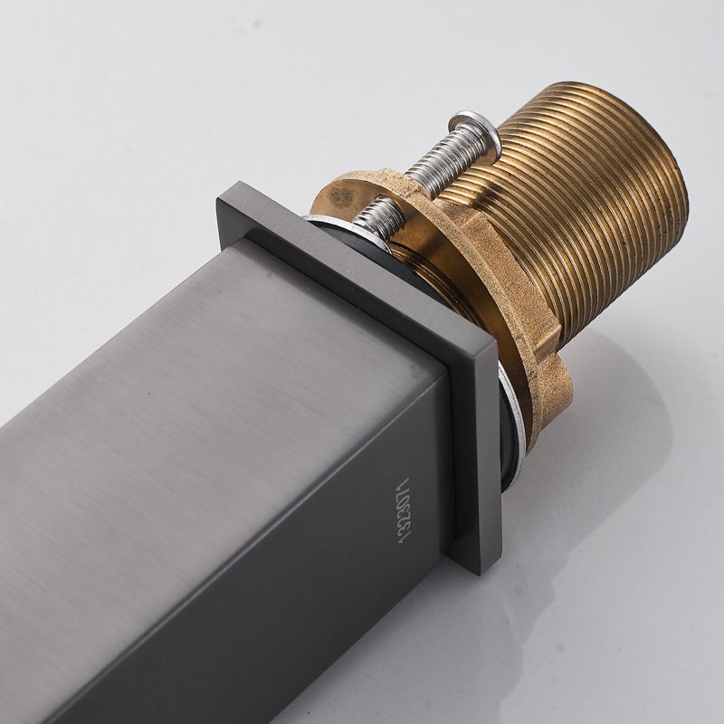 Смеситель для раковины Shevanik S7011T, оружейная сталь