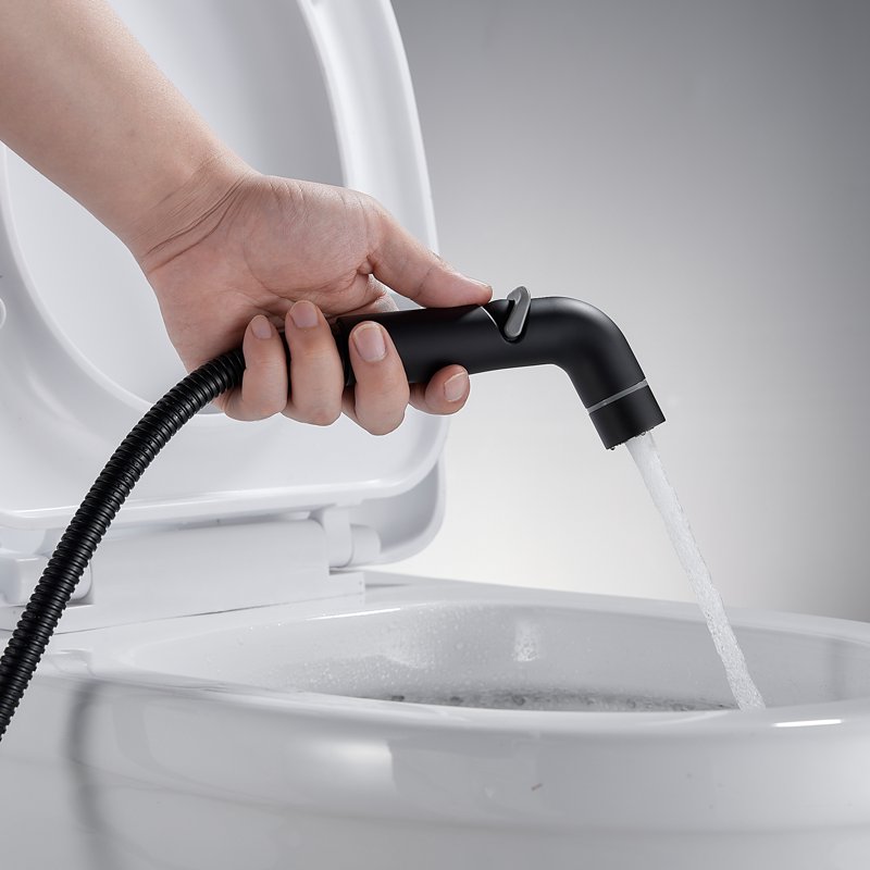 Гигиенический душ со смесителем Shevanik S9905H-1, черный