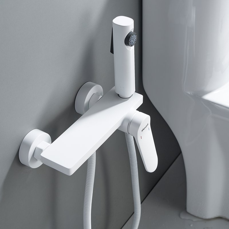 Гигиенический душ со смесителем Shevanik S9605H-1, черный