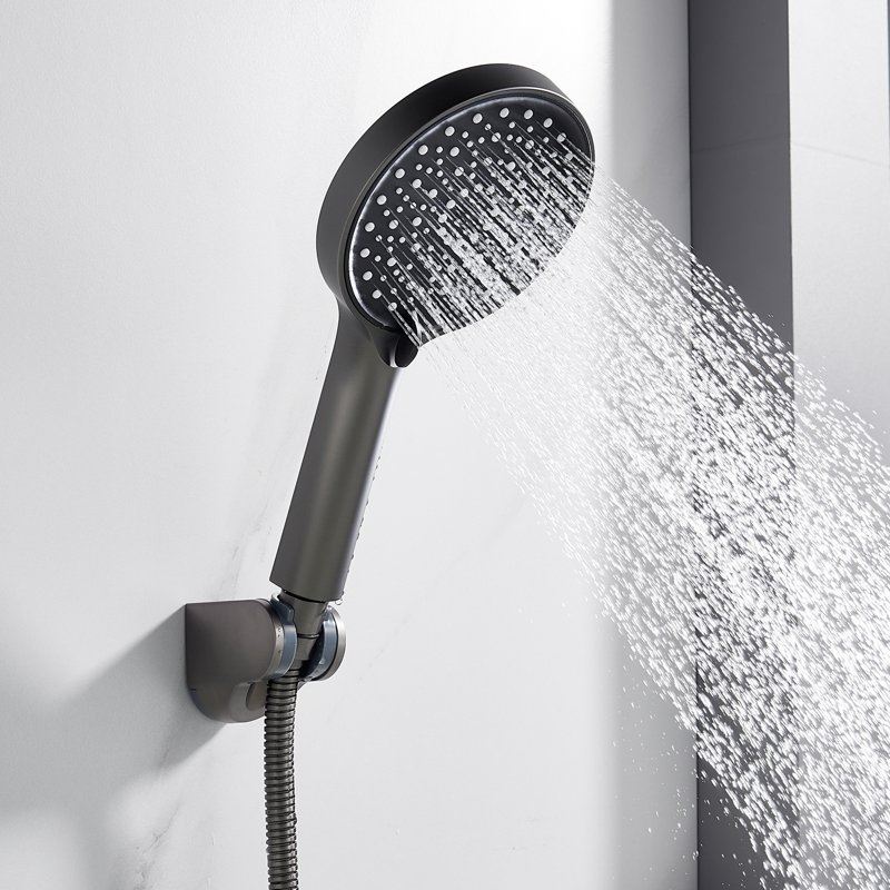 Смеситель для ванны Shevanik S4322T, оружейная сталь