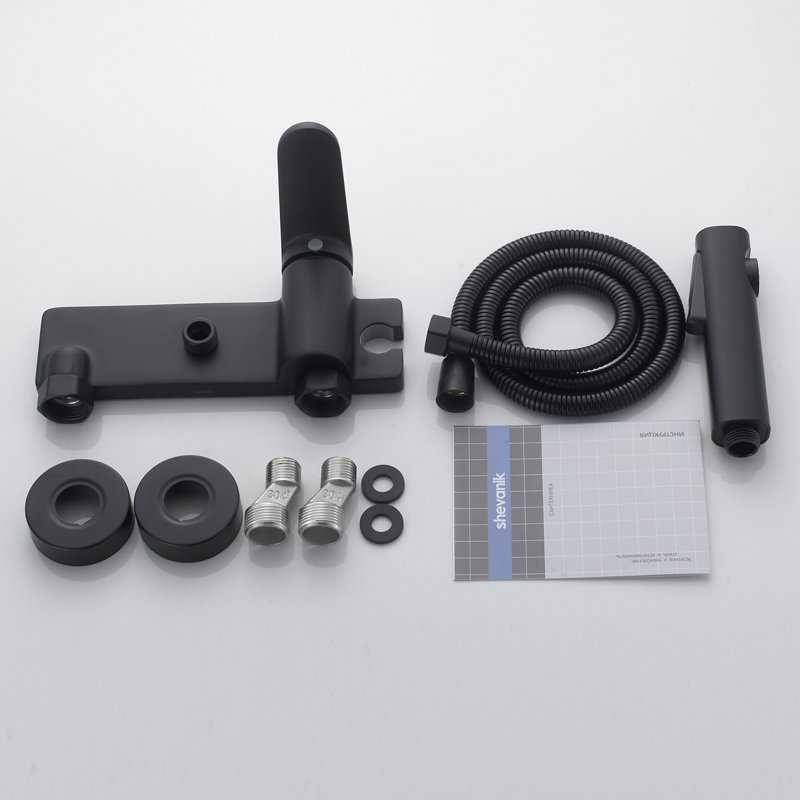 Гигиенический душ со смесителем Shevanik S9905G-1, золотой сатин