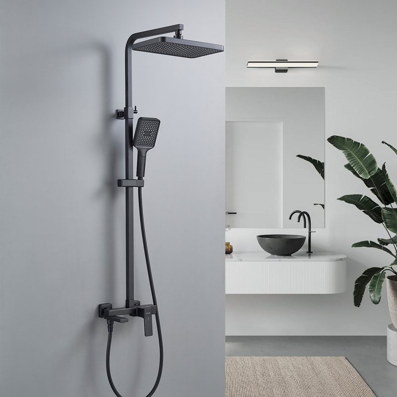 Душевая система Shevanik S9036, хром