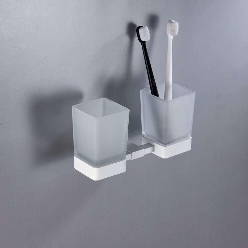 Стакан для ванной комнаты двойной Shevanik SG5622C, белый