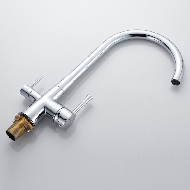 Смеситель для кухни с подключением фильтра Shevanik S428, хром