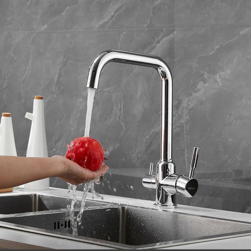 Смеситель для кухни с подключением фильтра Shevanik S268, хром