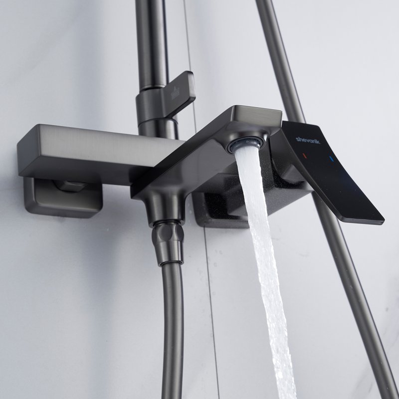 Душевая система Shevanik S9336, хром