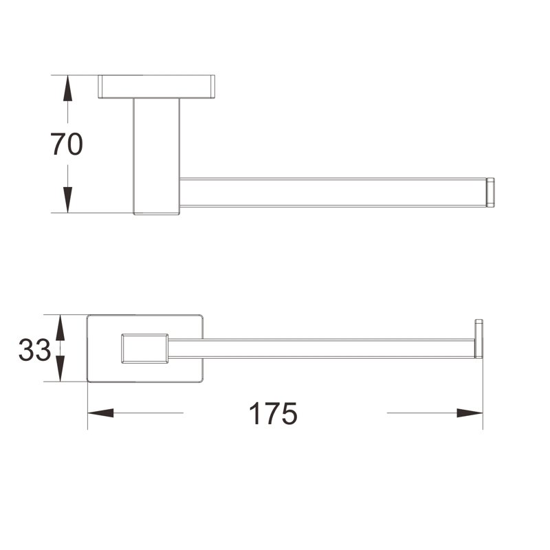 Держатель для туалетной бумаги Shevanik SG5615C, белый
