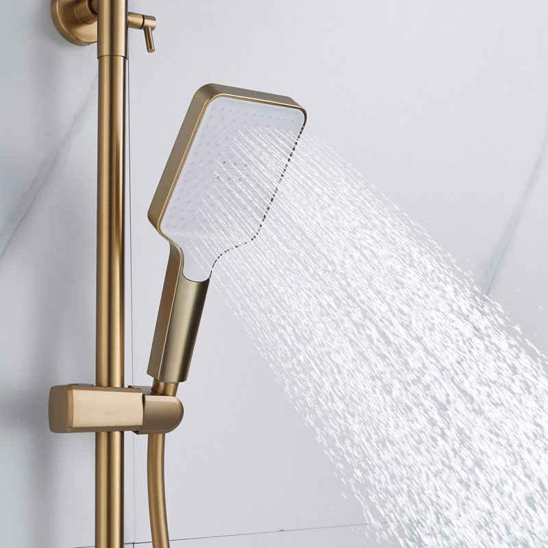 Душевая система Shevanik S9136H, черный