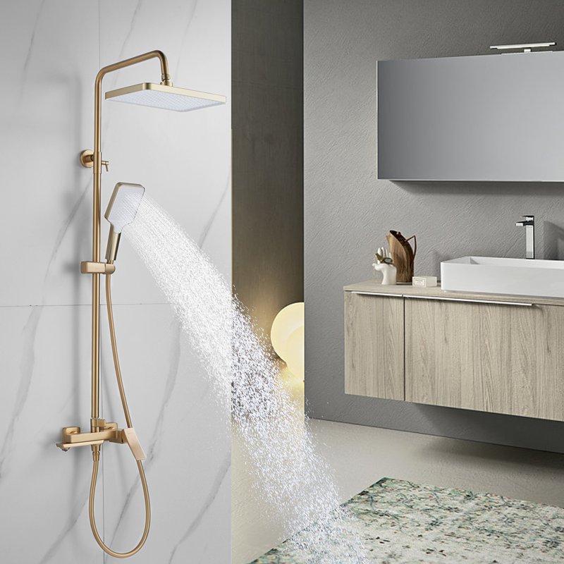 Душевая система Shevanik S9136H, черный