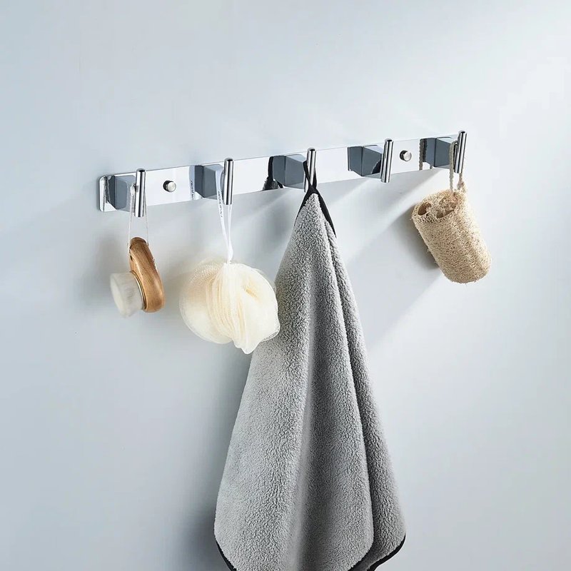 Планка с 5 крючками Shevanik SG5751, хром