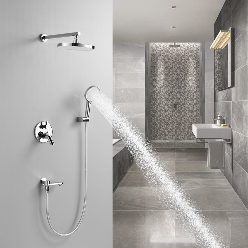 Душевая система встраиваемая Shevanik S4335, хром