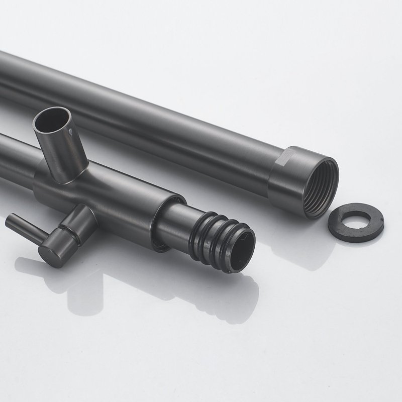 Душевая система Shevanik S7036H, черный