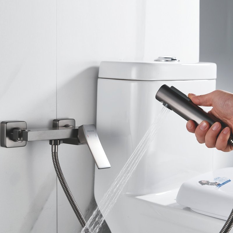 Гигиенический душ со смесителем Shevanik S107, хром