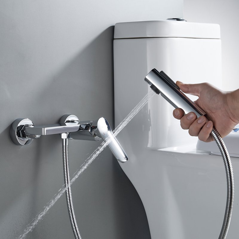 Гигиенический душ со смесителем Shevanik S9605-1, хром