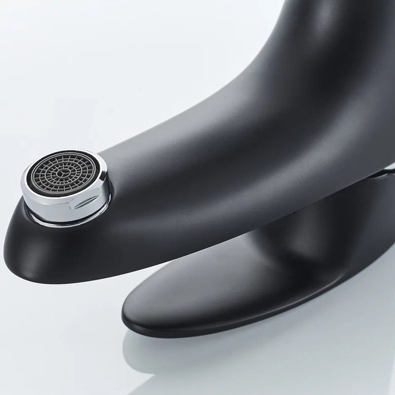 Смеситель для раковины Shevanik S9801H, черный/хром