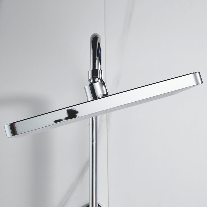 Душевая система Shevanik S6036H, черный/хром