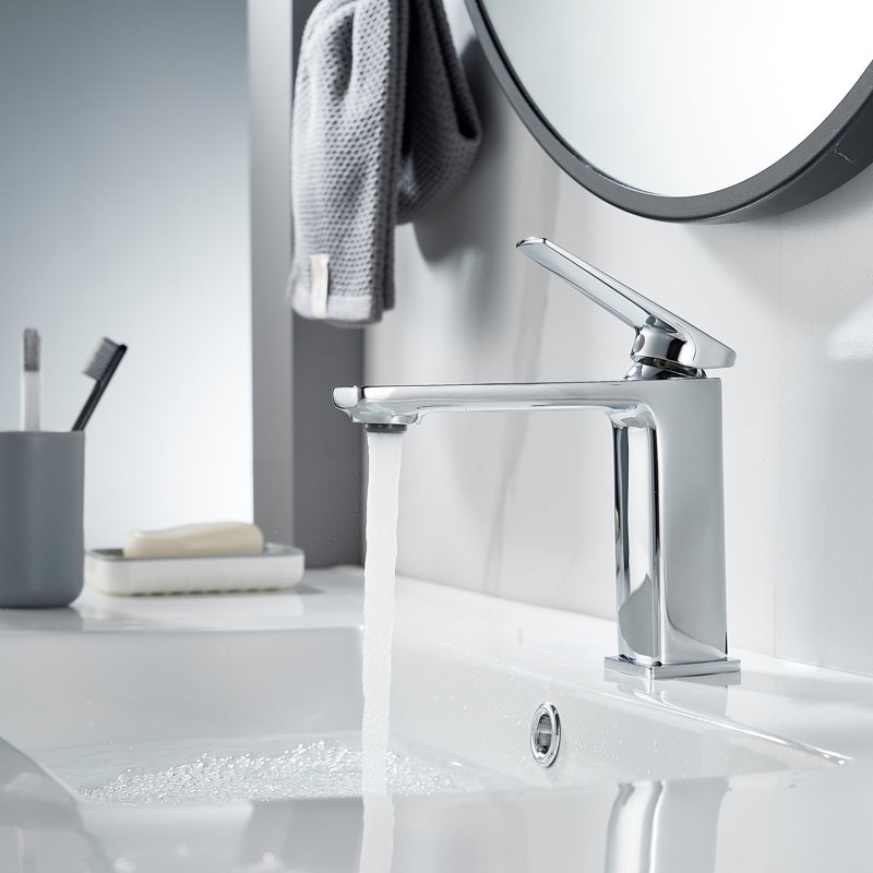 Смеситель для раковины Shevanik S8901-1, хром