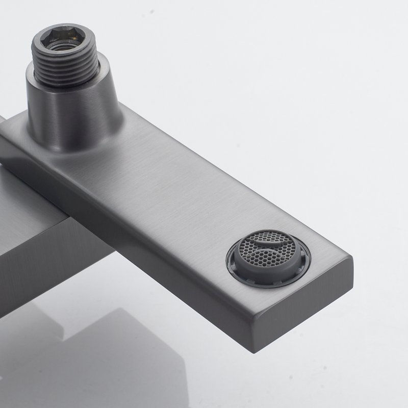 Душевая система Shevanik S9036F, белый/хром