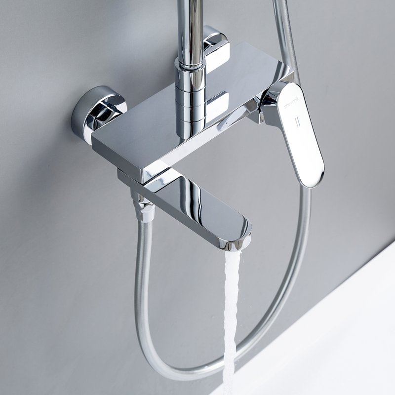 Душевая система Shevanik S8636, хром