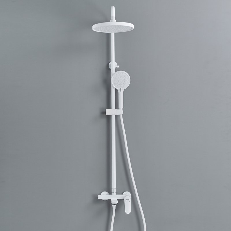 Душевая система Shevanik S8336T, оружейная сталь