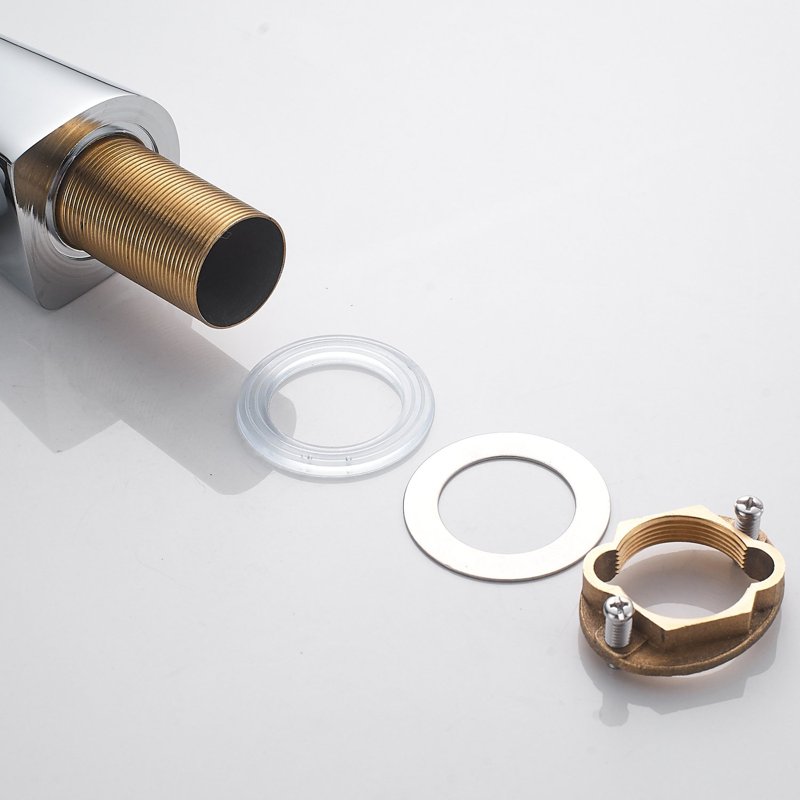 Смеситель для кухни с гибким изливом Shevanik S543-9, хром/серый