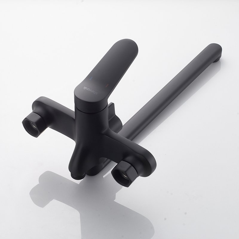 Смеситель для ванны Shevanik S4322H, черный