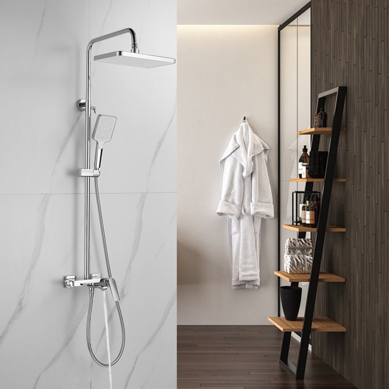 Душевая система Shevanik S8236, хром