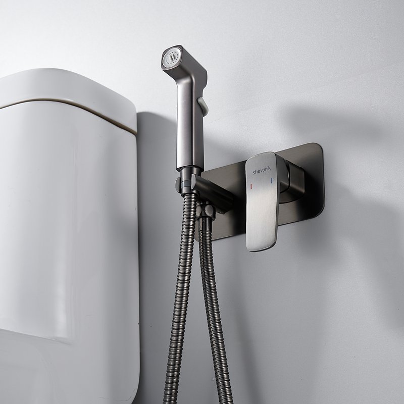 Гигиенический душ со смесителем Shevanik S9905-1, хром