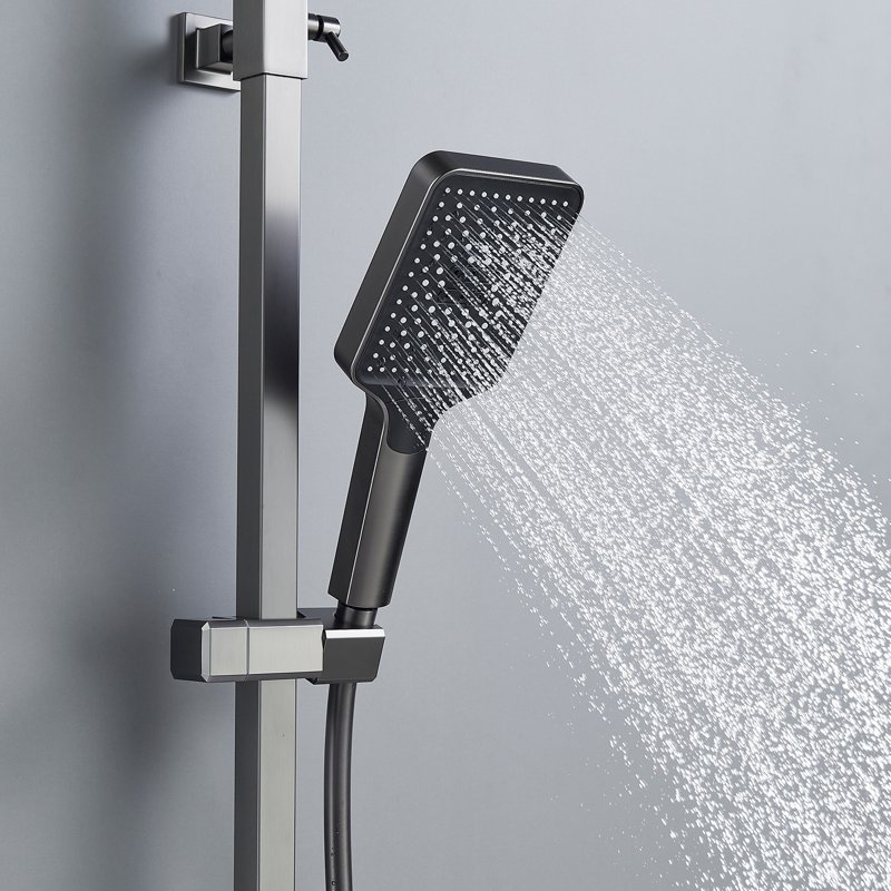 Душевая система Shevanik S9036F, белый/хром