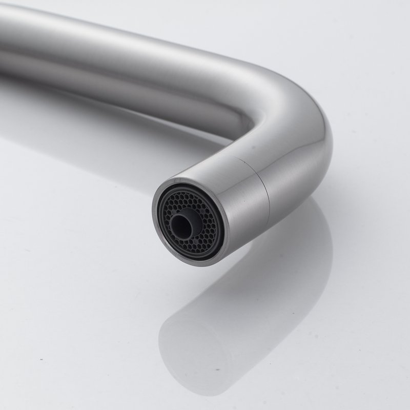 Смеситель для кухни с подключением фильтра Shevanik S528L, сатин