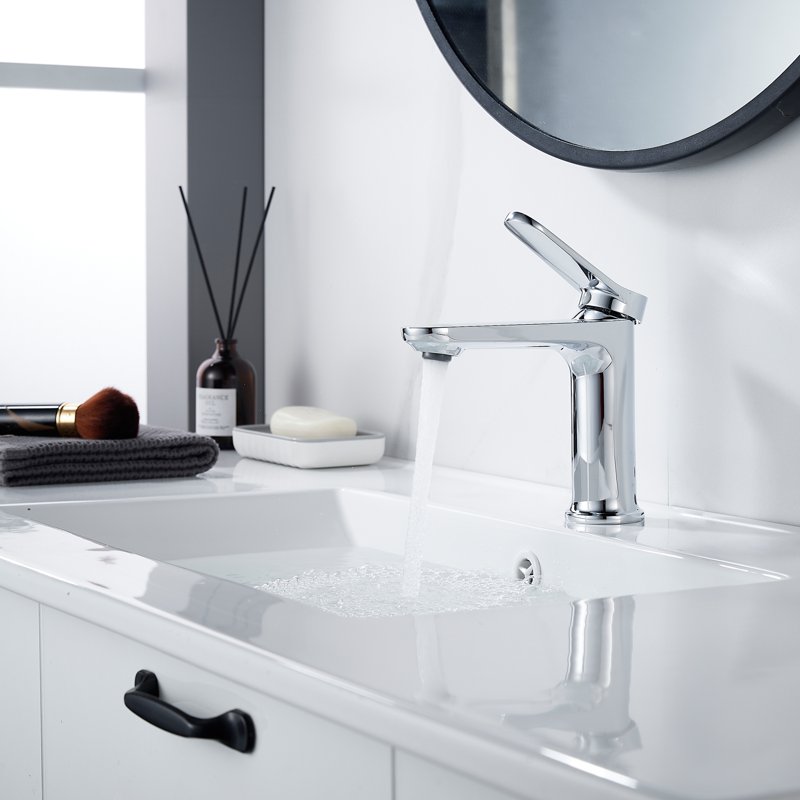 Смеситель для раковины Shevanik S4301, хром