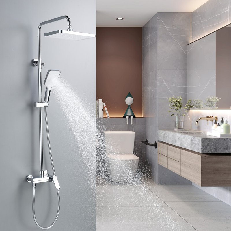 Душевая система Shevanik S8636, хром