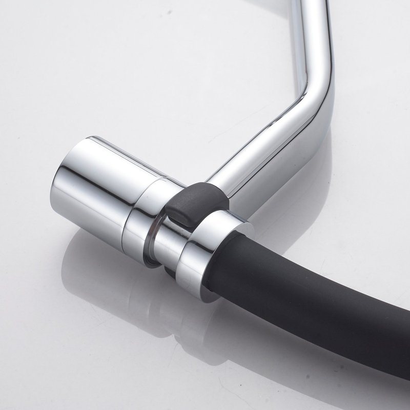 Смеситель для кухни с гибким изливом Shevanik S343-3, хром