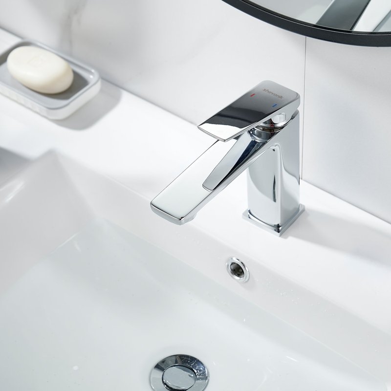 Смеситель для раковины Shevanik S8901-1, хром