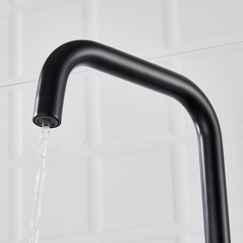 Смеситель для кухни с подключением фильтра Shevanik S528H, черный