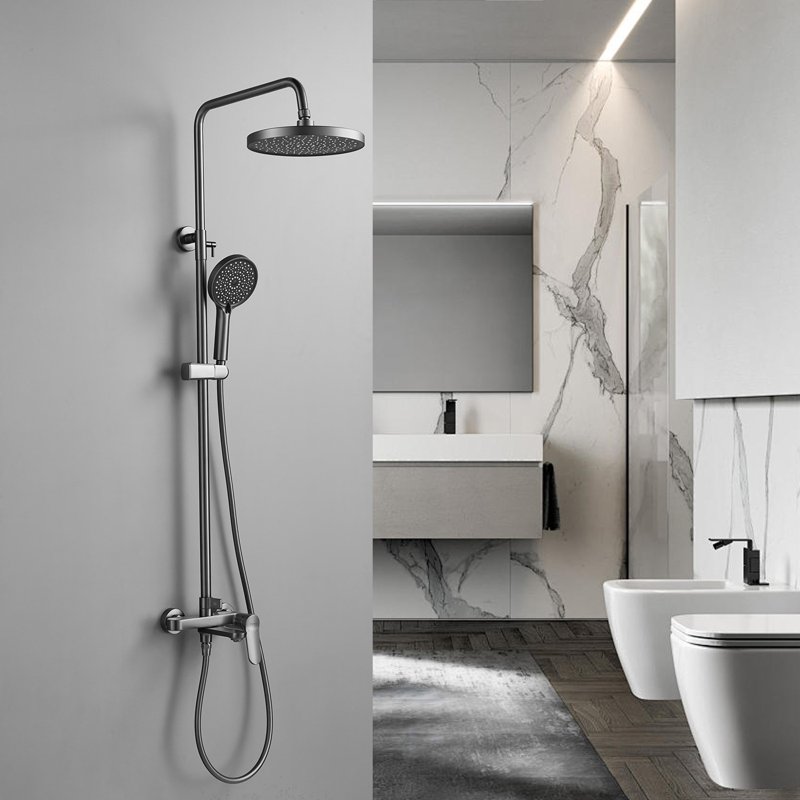 Душевая система Shevanik S8536, хром