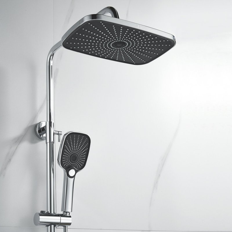 Душевая система Shevanik S6836H, черный