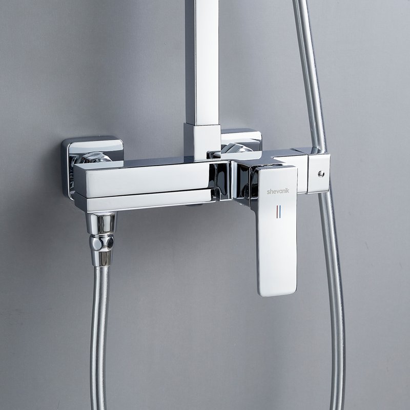 Душевая система Shevanik S8936H, черный