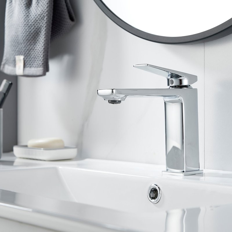 Смеситель для раковины Shevanik S8901-1, хром