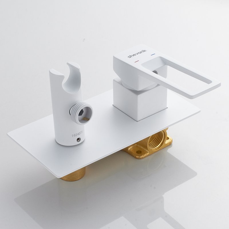 Гигиенический душ со смесителем Shevanik S6805С-1, белый