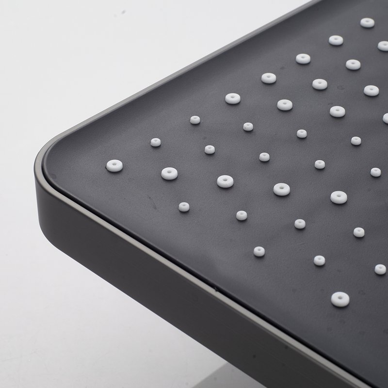 Душевая система Shevanik S8236T, оружейная сталь