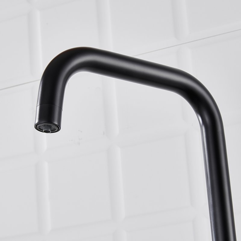 Смеситель для кухни с подключением фильтра Shevanik S528H, черный