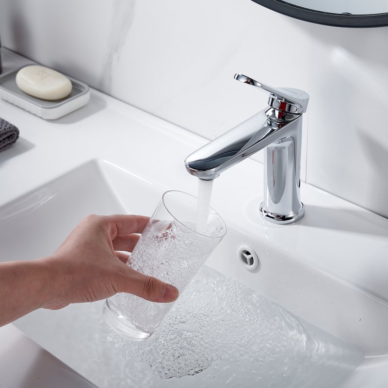 Смеситель для раковины Shevanik S4301, хром