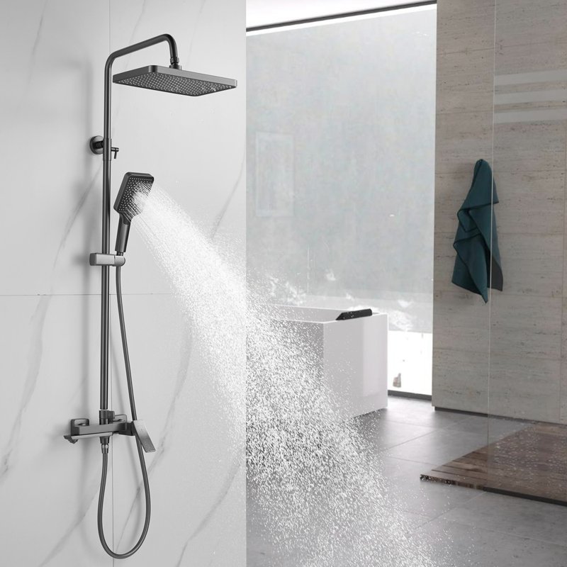 Душевая система Shevanik S9336, хром