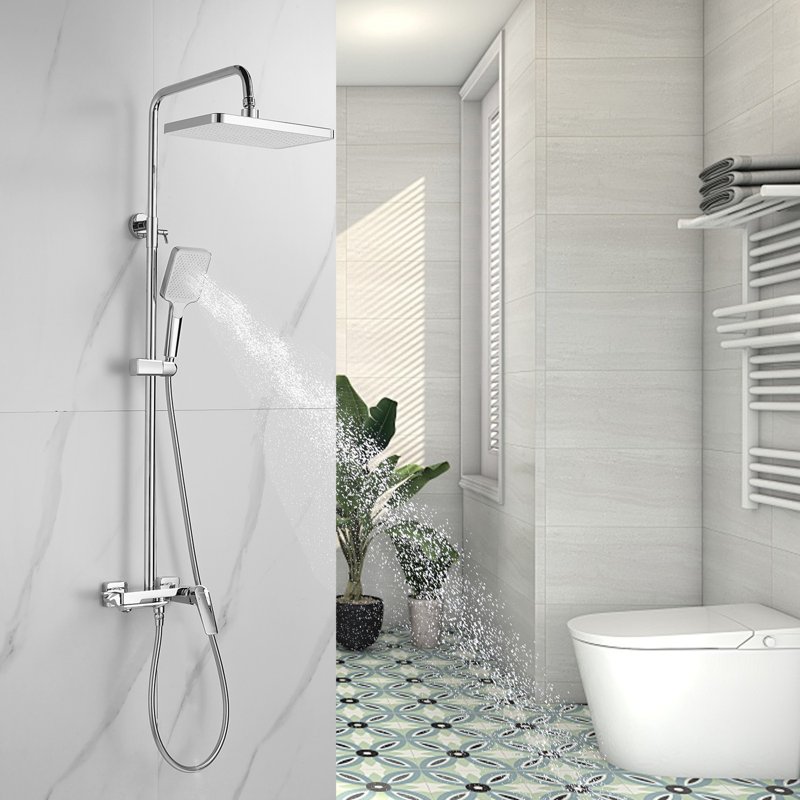 Душевая система Shevanik S8236, хром